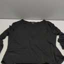 Bodysuits for Women Long Sleeve V Neck Body Suit Bodysuit Double Lined Thong Body Suits Size XL Black