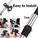Universal 180 Adjustable Chair Umbrella with Clamp, Umbrella Holder for Stroller, Hole Diameter 0.8-1.3cm Umbrella Clamp Bike Umbrella Stretch Mount Stand Holder for Beach Chair