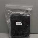 BENECREAT 6.73 feet Black PVC Strip Curtains, 7.2 inches Wide Waterproof Door Curtain for Basement, Stable, Pet House, Dog House Door Flap, 1.5mm Thick