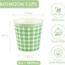 LITOPAK 480 Pack 3 oz Paper Cups, Colorful Disposable Bathroom Cups, Small Mouthwash Mugs for Home, Bathroom, Picnic, Party, and Events