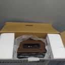 Vinyl Record Player with Speakers,3 Speed Turntable with Bluetooth, Aux, Headphone Jack, RCA Output and Auto Stop,Mirror Vintage Wooden Coffee