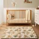 Blissful Diary Baby Play Mats for Floor, 50x50 Playpen Mat, Thick Cushioning Padding Foam Playmat for Baby and Toddlers Infants, Non-Slip & Machine Washable, Earth Tones Design