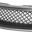Ej Style JDM Front Bumper Mesh Hood Grille Black ABS Plastic for Honda for Civic 1996-1998 for Civic del Sol 1996-1997 1pc Unfinished FZ-HG-HC96TR