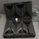 Handblown Crystal Martini Glasses Set of 4-9.5 Oz Coupe Glass Set with Stem - Elegant Cocktail Glasses for Bar, Margarita, Cosmopolitan, Manhattan, Gimlet - Unique Gift for Mothers Day