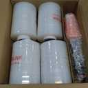 JARLINK 4 Pack Stretch Wrap, 5 Inches Shrink Wrap for Pallet Wrap, Moving Wrapping Plastic Roll, Industrial Strength Stretch Film up to 650% Stretch with Handles, 1000 Feet