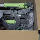 Drywall Sander, 7.2A Electric Drywall Sander with Vacuum Dust Collection, 6 Variable Speed 900-1800RPM, LED Light, Foldable & Extendable Handle, 9 Pcs Sandpaper&3 Pcs Grid Sandpaper, Full Green
