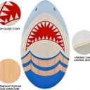 Seething 35 Inch Skimboard with High Gloss Coat Wood Skim Board for Beginners,Kids, Teenagers, Adults and All Skimming
