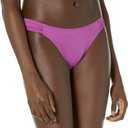 Amazon Essentials Women's Side Tab Bikini Swimsuit Bottom (Violet)