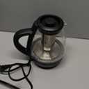 Chefman Electric Kettle with Tea Infuser, Compact 1L (4 Cups), 1500W, Removable Lid for Easy Cleaning, Boil-Dry Protection, Stainless Steel Filter, BPA Free, Auto Shut Off, Small Electric Tea Kettle (Black)