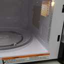 GE Countertop Microwave Oven, Compact 0.9 Cubic Ft., 900-watt Capacity, 7 Auto Cooking Settings, Child-Lock Technology, Kitchen Essentials for The Countertop, Dorm Room or Apartment, Stainless Steel