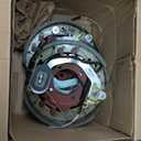 12-1/4" X 3-3/8" (12.25" X 3.375") Electric Trailer Brake Assembly Pair for 8000 LBS (8K) Trailer Axles Left and Right Electric Trailer Brakes