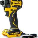 1/4-Inch Impact Driver Compatible with Dewalt 20V 60V Max Battery (Tool Only), 2212 in-lbs Torque, 4-Speed, Brushless Motor, LED Light