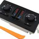 Manual Temperature Climate Heater HVAC A/C Control Module Unit Assembly for Cadillac Escalade ESV EXT, Chevrolet Silverado 1500 2500 3500, GMC Sierra 1500 2500 3500 HD Yukon