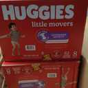 3 x Huggies Little Movers Diapers Size 8, 62 Count