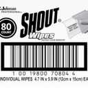 Shout Instant Stain Remover Towelette Wipes (80 count)