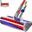 Soft Roller Vacuum Cleaner Head Compatible with Dyson V10,V11 Cordless Vacuum Cleaners, Fluffy Head Replacement Suitable for Hardwood,Vinyl Floor