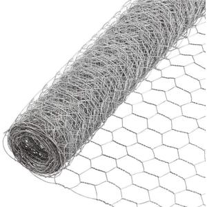 HOSTIC 6FTx150FT Chicken Wire Netting 2IN Galvanized Wire Mesh Hexagonal for Poultry Garden Fencing Barrier