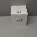 KDG Modern Cordless Small Table Lamp, Portable LED Fabric Shade Desk Lamps, 5000mAh Rechargeable Battery Operated Lighting for Bedroom, Bedside, Bar, Living Room, Dining Room, Night Light(Gold) (Gold + White Fabric Lampshde)