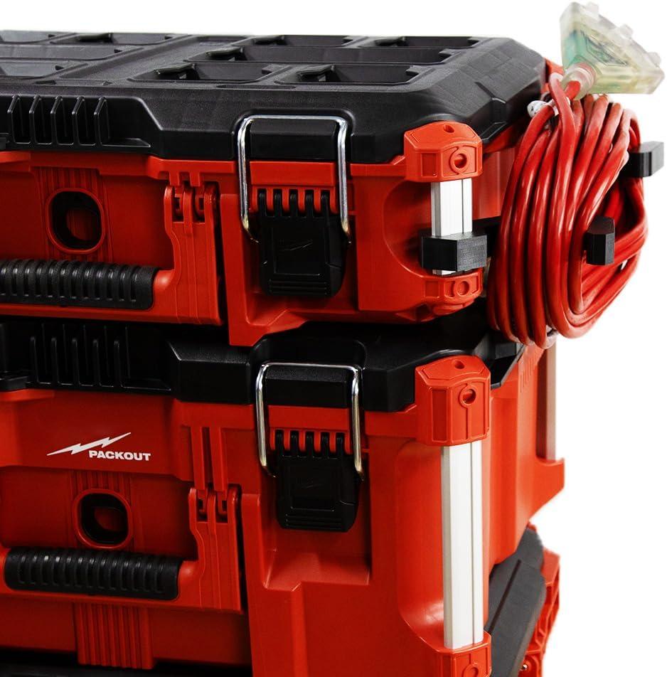 Extension Cord Holder for Milwaukee Packout- Cable Organizer Heavy Duty 50 Ft brackets for Tool Box