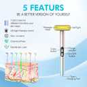 Red-Light-TherapyFace Massager for Skin CareLed Facial Light Therapy 7 Colors Eye Beauty Wand