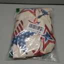 Horaldaily 4th of July Rectangular Tablecloth 6084 Inch, Patriotic Memorial Day Blue Red Star Independence Day Washable Table Cover for Party Picnic Dinner Decor