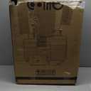 Coolife Suitcase Set 3 Piece Luggage Set Carry On Hardside Luggage with TSA Lock Spinner Wheels (White, 5 piece set)