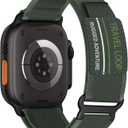 Trail Loop Nylon Band - Compatible with Apple Watch Ultra 3/2/1 Series 11/10/9/8/7/6/SE/5/4/3 Men Women,Rugged Elastic Fabric Sport Strap for iWatch Bands 49mm 46mm 45mm 44mm 42mm 41mm 40mm 38mm