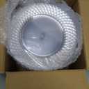 Reli. 110 Pcs Plastic Dessert Plates, Disposable (6 inch, Clear)| Small Plates for Party, Heavy Duty | Hard Plastic Dessert Platter for Cake, Wedding, Birthday, Salad/Appetizer (6")