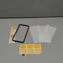 NEW'C 3 Pack Designed for iPhone 15 Pro Max Screen Protector, 6.7 Inches, Enhanced Tempered Glass Protection with Easy installation Tool Included, Ultra Resistant, Transparent