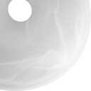 Alabaster White Glass Lamp Shade Replacement for Floor Lamp,E26 Base 1-5/8 Inch Fitter 7.4 Diameter, 3.74 Height,Replacement Glass for Wall Lamp
