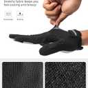 ROCKBROS Cycling Gloves for Men Women - Breathable Gel Pad Road Mountain Bike Gloves - Touch Screen Anti-Slip MTB Gloves for Cycling Workout Outdoor Sports