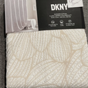 DKNY Fabric Shower Curtain Floral Imprint Colorsculpt Large Flowers Textured Newt, 70"×70"