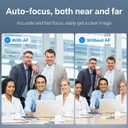 4K Webcam for PC with Fast Autofocus and Sony Sensor, Dual Noise-Reduction Microphones, Auto Light Correction, 4K 30FPS UHD, 77 FOV USB Webcam with Tripod for Zoom, Teams, Mac and Streaming