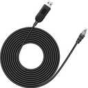 USB to RJ11 Radar Detector Power Cable,DC5V-12V Power Cable Replacement for Escort, Uniden, Radenso XP, Beltronics & Whistler Radar Detectors (13FT Length)