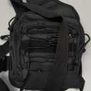 Tactical Backpack,Small Backpack and Sling Bag for Men,Crossbody Bag Men,Military Rucksack. (Black)