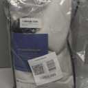 INOVADAY 100% Blackout Curtains for Bedroom, Black Out Curtains 84 Inch Long, Clip Rings Linen Blackout Drapes, Thermal Insulated Room Darkening for Living Room, 2 Panels  Beige,W50xL84