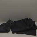 MAGE MALE Men's 3 Pieces Suit Elegant Solid One Button Slim Fit Single Breasted Party Blazer Vest Pants Set (Large, Black)