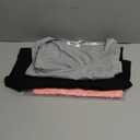 COOFANDY Men's 3 Pack Quick Dry Workout Tank Top Gym Muscle Tee Fitness Bodybuilding Sleeveless T Shirt. Size M, Black/Light Grey/Pink