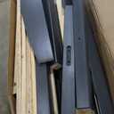 DHP Airlie Convertible Wood Bunk Bed Twin Over Full Size, Stackable and Detachable Bed Frames for Kids, Teens, Angled Ladder, High Guardrail, Wood Slats, No Boxspring Required, Grey