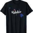 Kahaluu Hawaii HI Map T-Shirt 2X