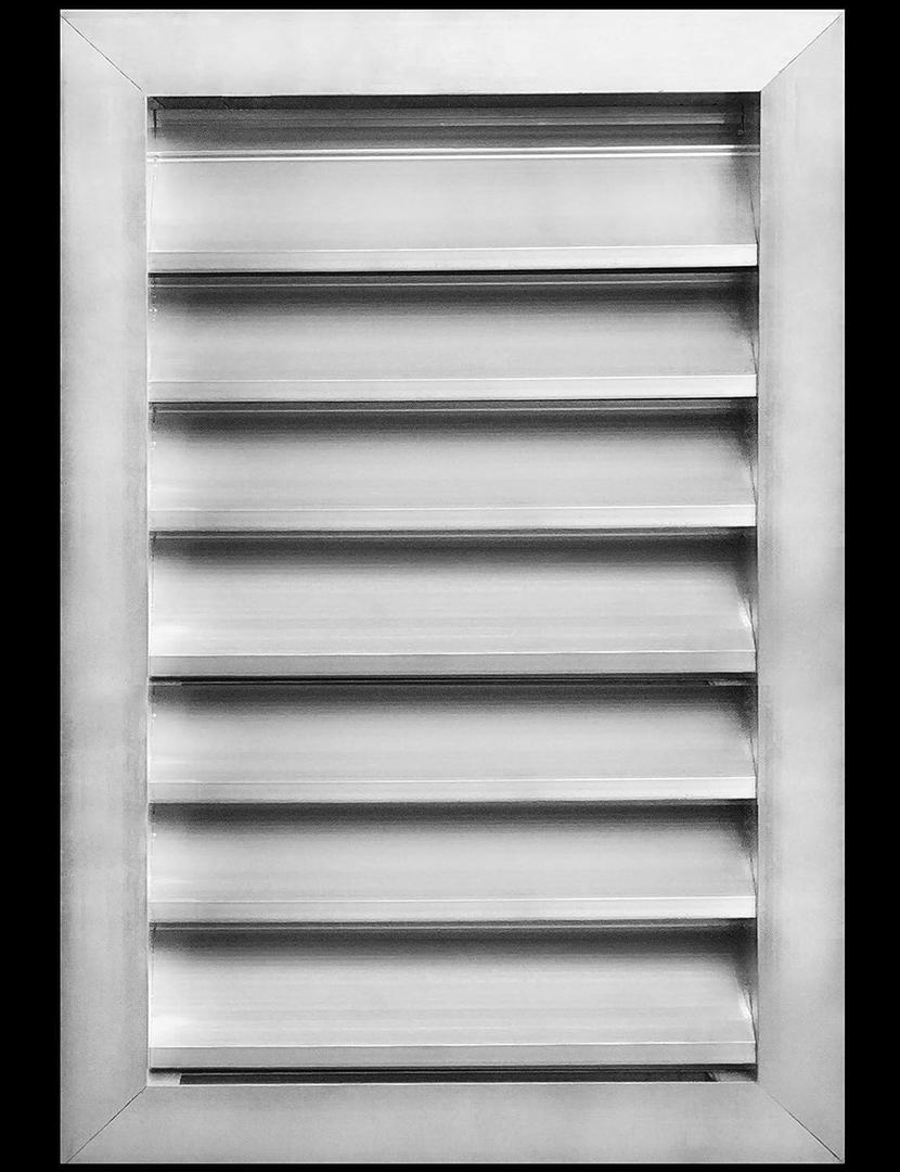 HVAC Premium 12"W x 18"H Aluminum Exterior Gable Louver Vent for Walls & Crawlspace - Weather-Resistant Air Grille with Screen Mesh - [Outer Dimensions 13.75"W x 19.75"H]