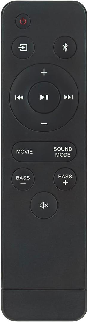 Beyution 100043851 Replaced Remote Control fit for ONN 2.1 36" Soundbar System,Comapatible Soundbar 100043851 Models