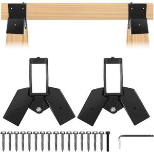 2x4 Target Stand Brackets Heavy Duty Adjustable Targets Hanger Holder Spare Parts A-Frame Swing Sets Brackets 2 Pcs Steel