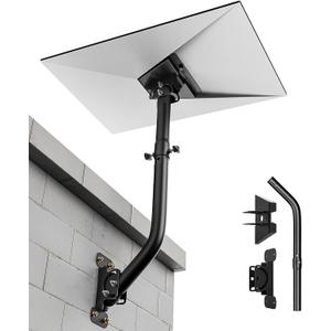 Starlink Gen 3 Mount 360 Adjustable V3 Starlink Wall Mount Starlink Gen3 Pole Mounting Kit with Starlink Gen 3 Pipe Adapter for Gen3 Starlink Internet Kit Satellite