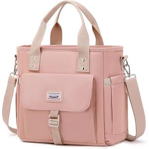 KYALOU Medium Tote Purse Bag for Women, Nurse Bag for Work, Teacher Tote Bag, Waterproof Nylon Crossbody Handbag