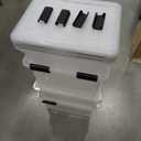 IRIS USA File Box WeatherPro File Organizer Plastic File Box for Letter/Legal File, Water Resistant Document Box, Durable Lid, Seal w/Secure Latching Buckles, Stackable, Nestable, Clear 32 Qt. 4Pack