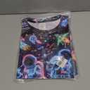 2 Boys Girls 3D Graphic Tees Unisex Short Sleeve T Shirt Novelty Neon Shirts for Boys 5-14 Years, (140)