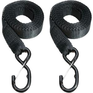TorkStrap | 24' x 1.5" Tie Down Strap Extensions with S-Hooks - Compatible with TorkStrap HD750 (2-Pack)