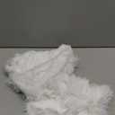 ANRODUO Pack of 2 White Throw Pillow Covers Luxury Fluffy Pillows Faux Fur Decorative Pillows Plush Cushion Case Fuzzy Mongolian Merin Style for Bed Couch Sofa Living Room Spring Decor 16x16 Inch