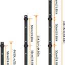 EVERYMATE Weight Plate Storage Rack, Olympic Weight Plate Holder, Bumper Plate Storage, Home Gym Organizer
